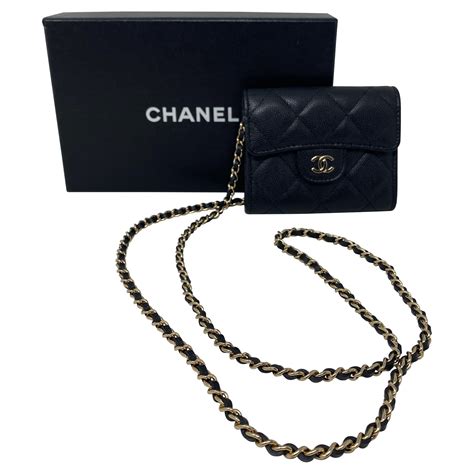 chanel small black crossbody|Chanel small crossbody bag black.